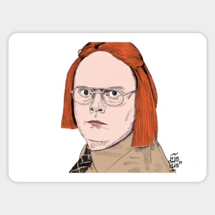 Dwight schrute as Meredith. Sticker